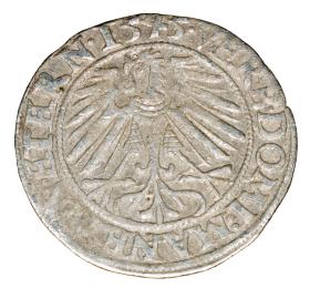 Obrazek 2 dla: Grosz 1545 Fryderyk II Legnicki Księstwo Brzesko  Legnicko  Wołowskie Legnica