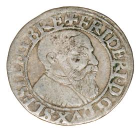 Obrazek dla: Grosz 1543 Fryderyk II Legnicki Księstwo Brzesko  Legnicko  Wołowskie Legnica