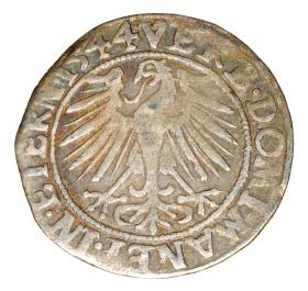 Obrazek 2 dla: Grosz 1544 Fryderyk II Legnicki Księstwo Brzesko  Legnicko  Wołowskie Legnica