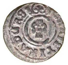 Obrazek dla: Szeląg 1648 Krystyna Waza Liwonia
