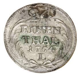 Obrazek dla: 1/24 talara 1754 August III Sas Lipsk