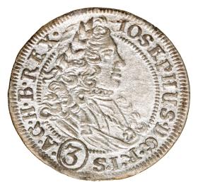 Obrazek dla: 3 krajcary 1706 Józef I Habsburg Śląsk Wrocław