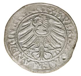 Obrazek 2 dla: Grosz 1543 Fryderyk II Legnicki Księstwo BrzeskoLegnickoWołowskie Legnica