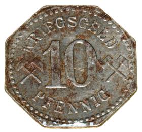 Obrazek dla: 10 fenigów 1918 Nowa Ruda / Neurode