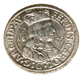Obrazek dla: 3 krajcary 1659 Ferdynand Karol Austria Hall