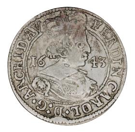 Obrazek dla: 3 krajcary 1643 Ferdynand Karol Austria Tyrol Hall