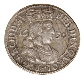 Obrazek dla: 3 krajcary 1650 Ferdynand Karol Austria Tyrol Hall
