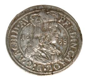 Obrazek dla: 3 krajcary 1658 Ferdynand Karol Austria Tyrol Hall
