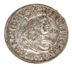 Obrazek dla: 3 krajcary 1662 Ferdynand Karol Austria Tyrol Hall	