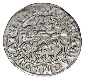 Obrazek dla: Półgrosz 1547 Zygmunt II August Litwa Wilno