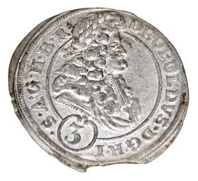 Obrazek dla: 3 krajcary 1695 Leopold I Habsburg Wrocław