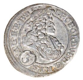 Obrazek dla: 3 krajcary 1697 Leopold I Habsburg Wrocław