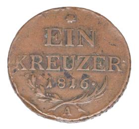 Obrazek dla: 1 krajcar 1816 Franciszek II Habsburg Austria Wiedeń